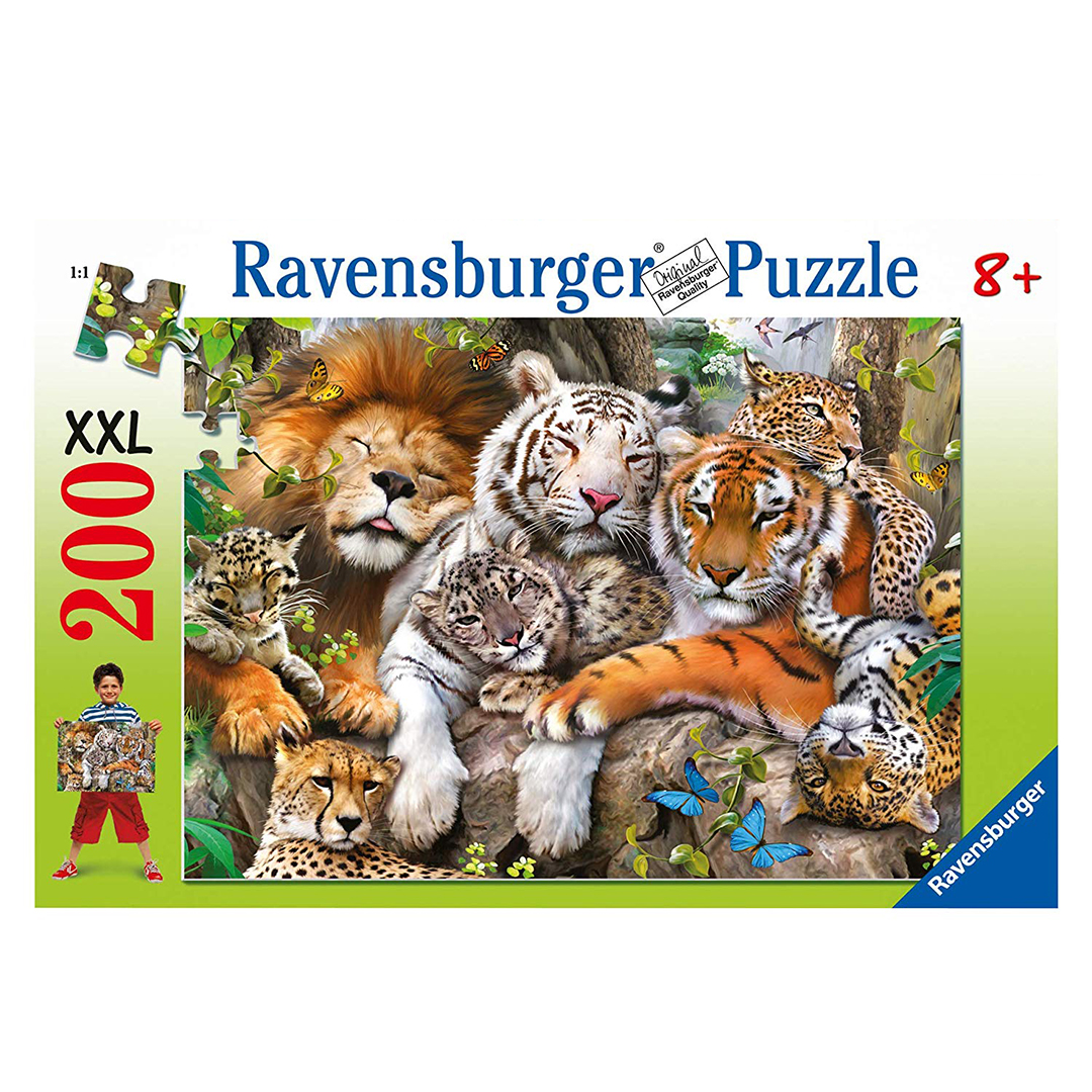 Ravensburger Big Cat Nap Puzzle 200pc