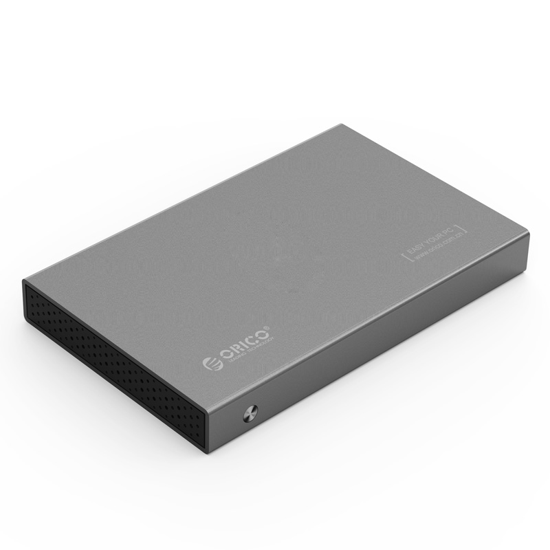 Orico 2.5in Aluminium Alloy USB 3 Hard Drive Enclosure - Grey