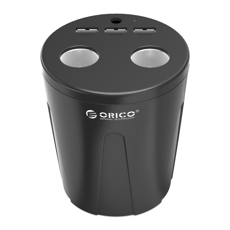 Orico 3 Port USB Car Charger and Cigarette Lighter