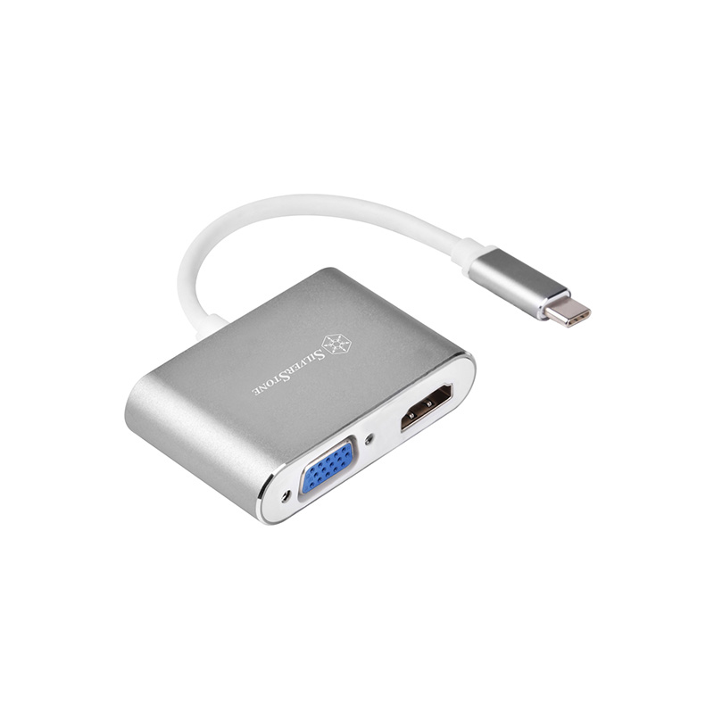 Silverstone EP16C USB3.1 Type C to VGA and HDMI Adapter (SST-EP16C)