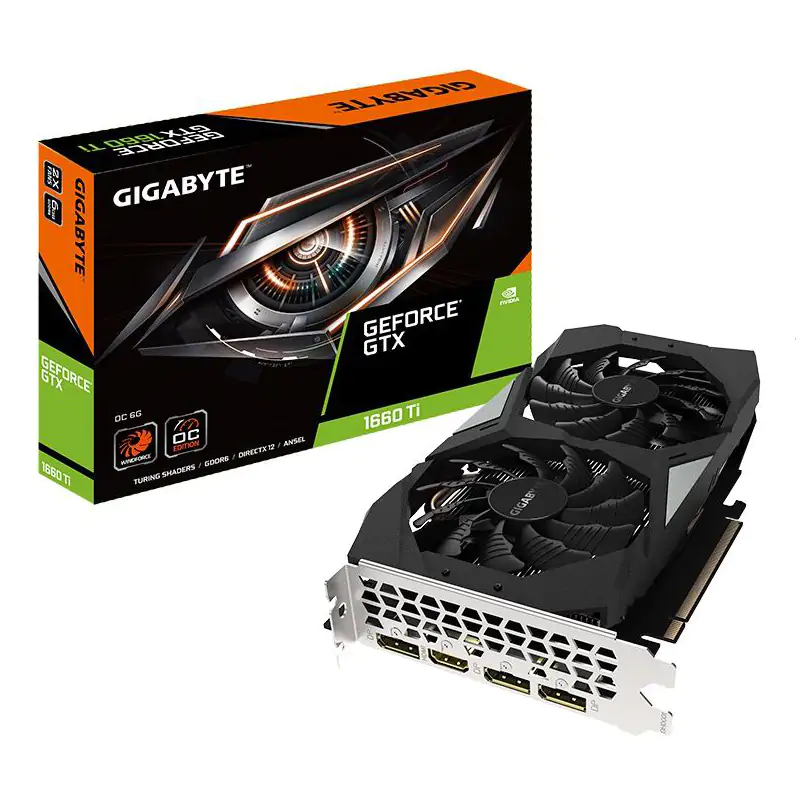 Gigabyte GeForce GTX 1660 Ti 6G OC Graphics Card (GV-N166TOC-6GD)