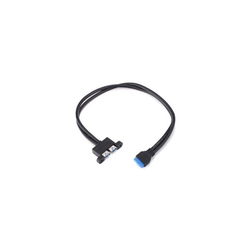 USB3 Black Slock Adapter 2 Port For M/B