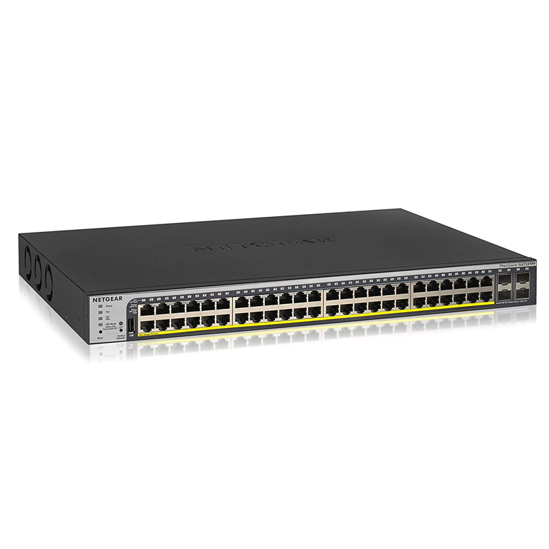 Netgear GS752TPP 48-Port 760W Gigabit PoE+ Ethernet Smart Managed Pro with 4 SFP Ports
