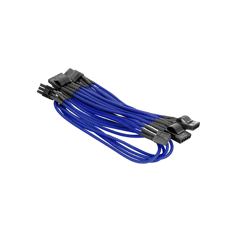 Thermaltake TTMod Sleeved 4Pin Peripheral Cables - Blue (AC-013-CN5NAN-PB)