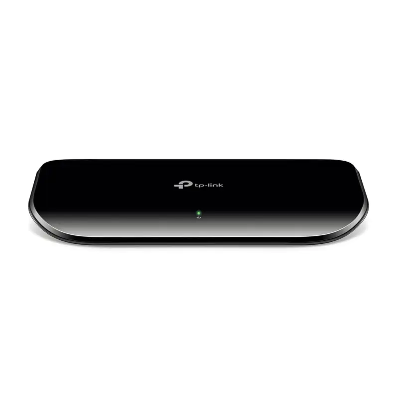 TP-LINK 8-port Desktop Gigabit Switch, 8 10/100/1000M RJ45 ports, plastic case (TL-SG1008D)