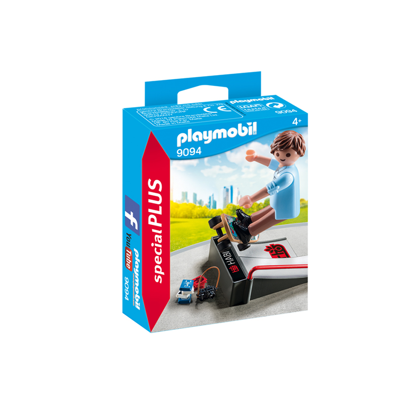 Playmobil Skateboarder with Ramp