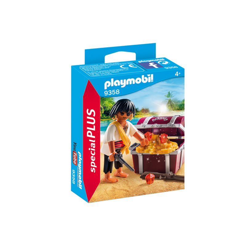 Playmobil Pirate with Treasure Chest
