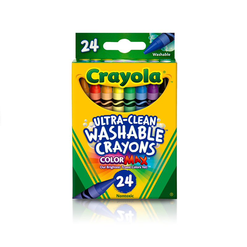 Crayola 24ct Ultra-Clean Washable Crayons - Umart.com.au