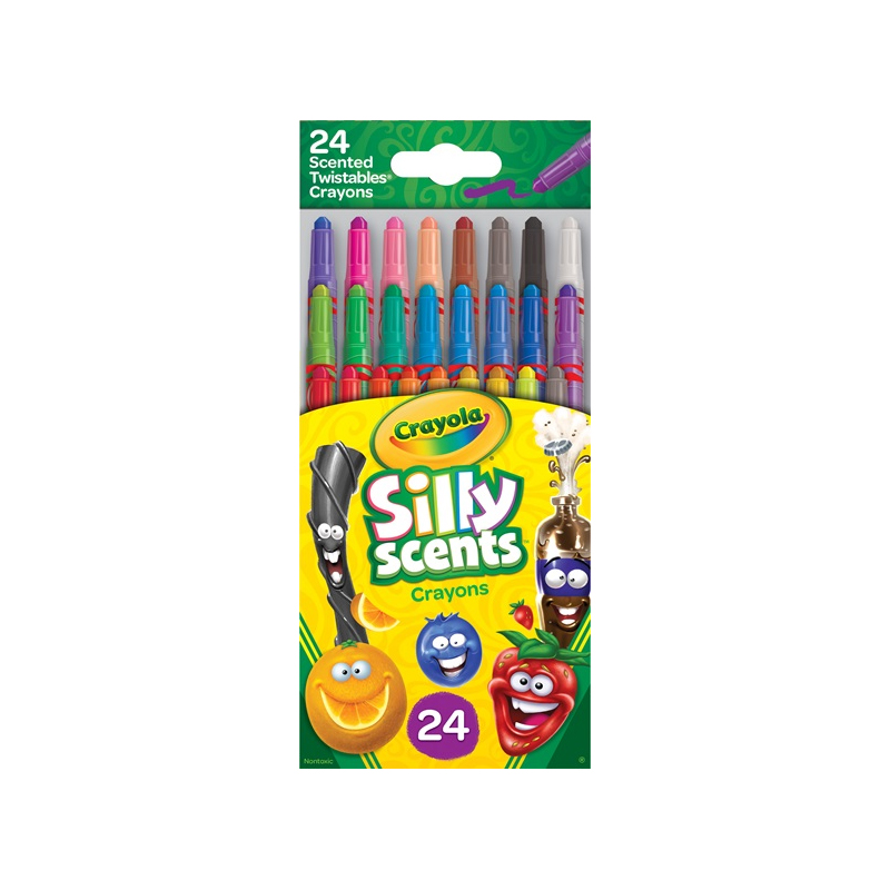Crayola 24 Silly Scent Mini Twistables Crayons