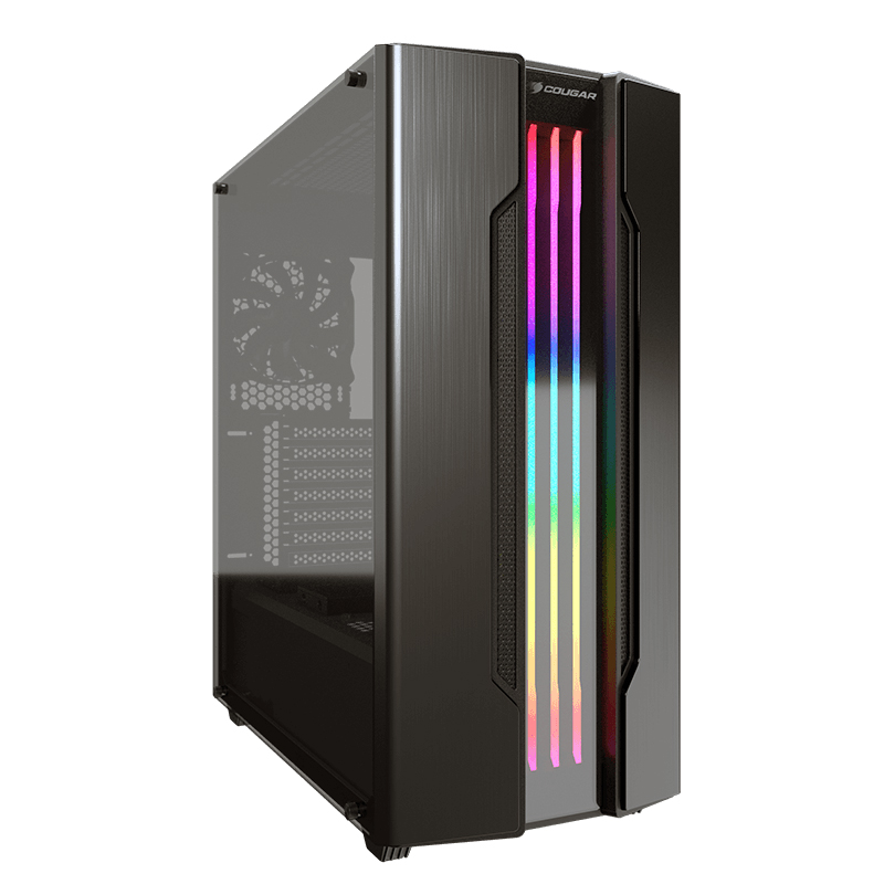 Cougar Gemini-S RGB Tempered Glass Mid Tower ATX Case - Grey
