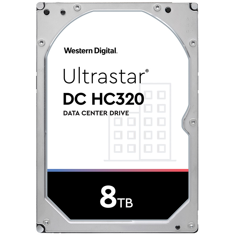 Western Digital Ultrastar DC HC320 8TB 7200RPM 3.5in SATA Enterprise Hard Drive - (HUS728T8TALE6L4)