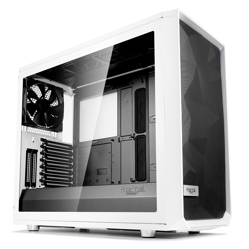 Fractal Design Meshify S2 Tempered Glass USB Type C Mid Tower EATX Case - White