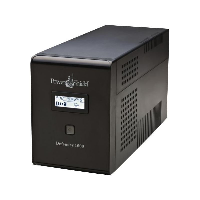 PowerShield Defender 1600VA / 960W Line Interactive UPS AVR 6 Australian Outlets