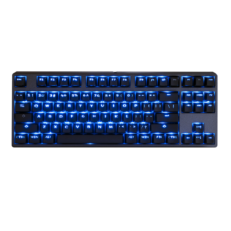 Deck Francium Pro White LED Blue Switch Mechanical Gaming Keyboard