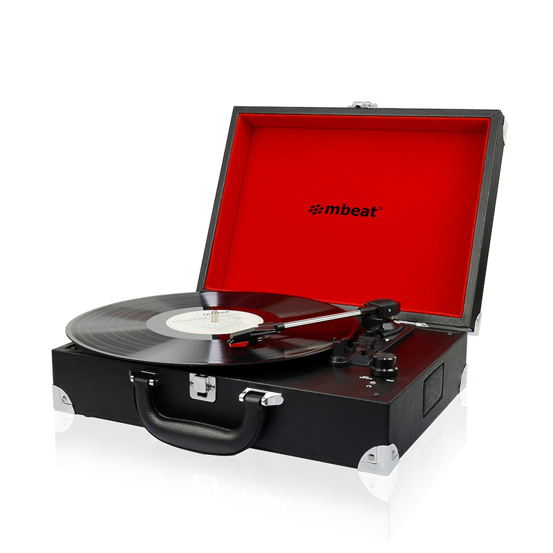 Mbeat Brief Case Style Turnable Recording Player