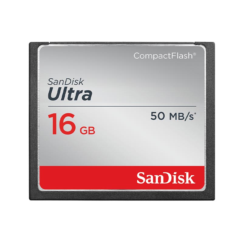Sandisk Ultra Compact Flash Card CFHS 16GB 50MB/s R
