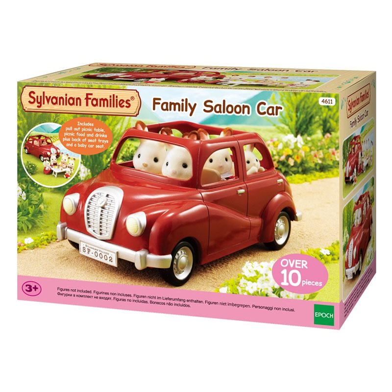 Sylvanian Familes Family Saloon Car - Red