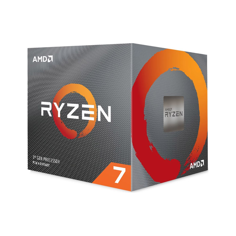 AMD Ryzen 7 3800X 8 Core AM4 3.9GHz CPU with Wraith Prism RGB Cooler (100-100000025BOX)