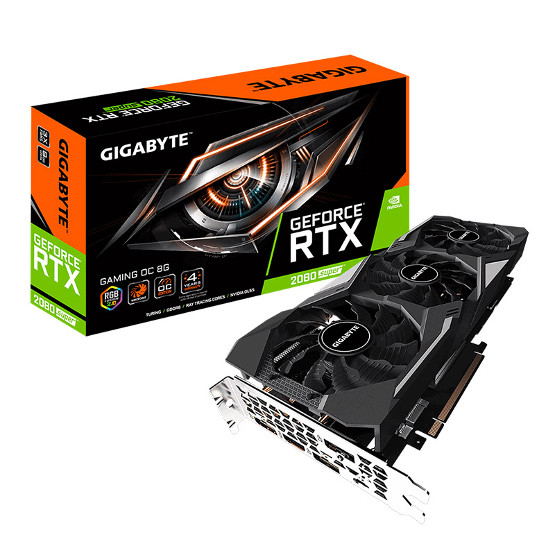 Gigabyte GeForce RTX 2080 Super Gaming 8G OC Graphics Card (GV-N208SGAMING OC-8GC)