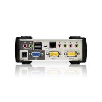 Aten 2 Port USB KVMP Switch with audio and USB 1.1 Hub - Cables Included