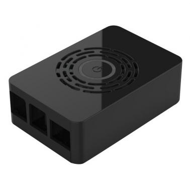 Multicomp Raspberry Pi 4 Model B Case - Black with Power Button - Umart ...