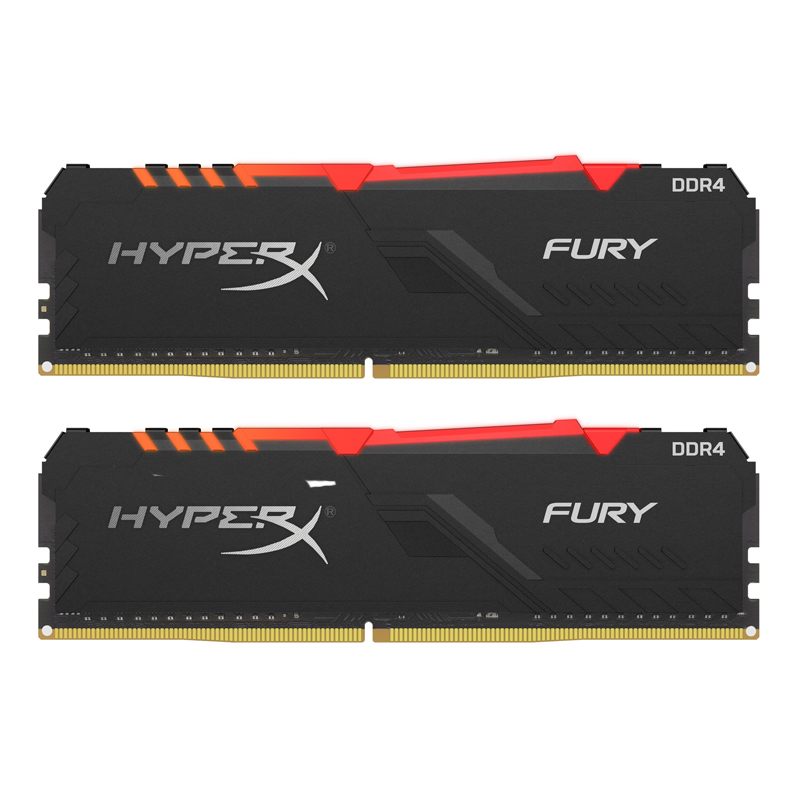 Kingston HyperX 32GB (2x16GB) HX426C16FB3AK2/32 Fury RGB 2666MHz DDR4 RAM