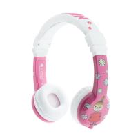 BuddyPhones Moomin Edition Kids Volume Limiting Foldable Headphones - Little My Pink
