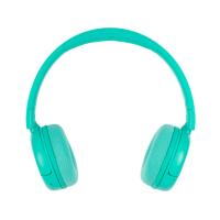 BuddyPhones Pop Volume Limiting Wireless Headphones - Turquoise
