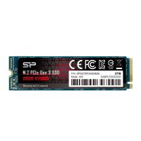 Silicon Power 2TB P34A80 Gen3x4 TLC R/W up to 3,400/3,000MB/s PCIe M.2 NVMe SSD