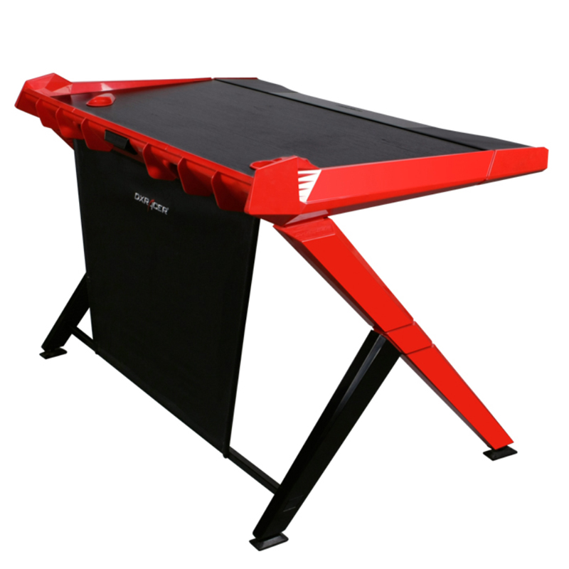 DXRacer 1000 Series Gaming Desk Black - Red