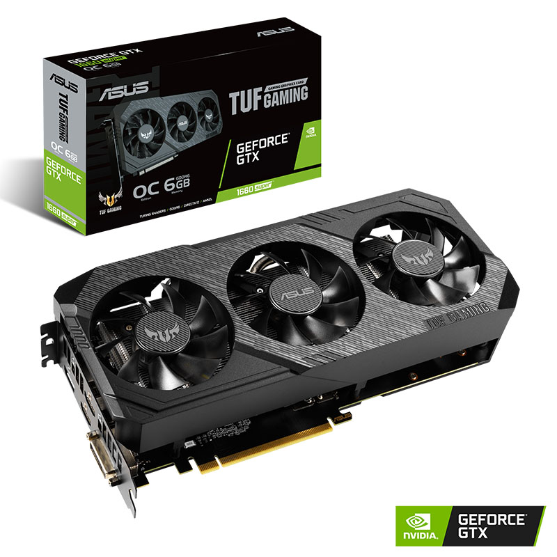 Asus GeForce GTX 1660 Super TUF Gaming X3 6G OC Graphics Card