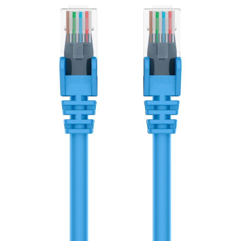 Belkin CAT6 Snagless Ethernet Patch Cable 30cm Blue UTP M/M