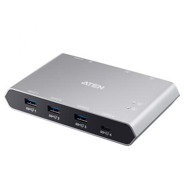 Aten 2 Port USB-C Gen 2 Sharing Switch with Power Pass-through (US3342-AT) - OPENED BOX 90236