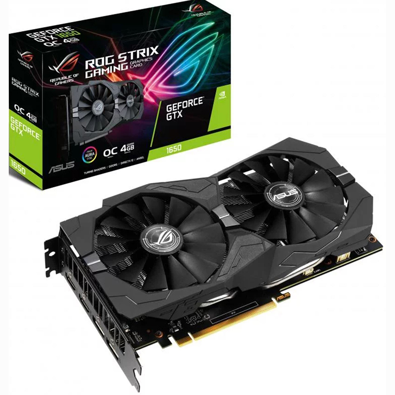Asus ROG Strix GeForce GTX 1650 4G Gaming OC Graphics Card (ROG