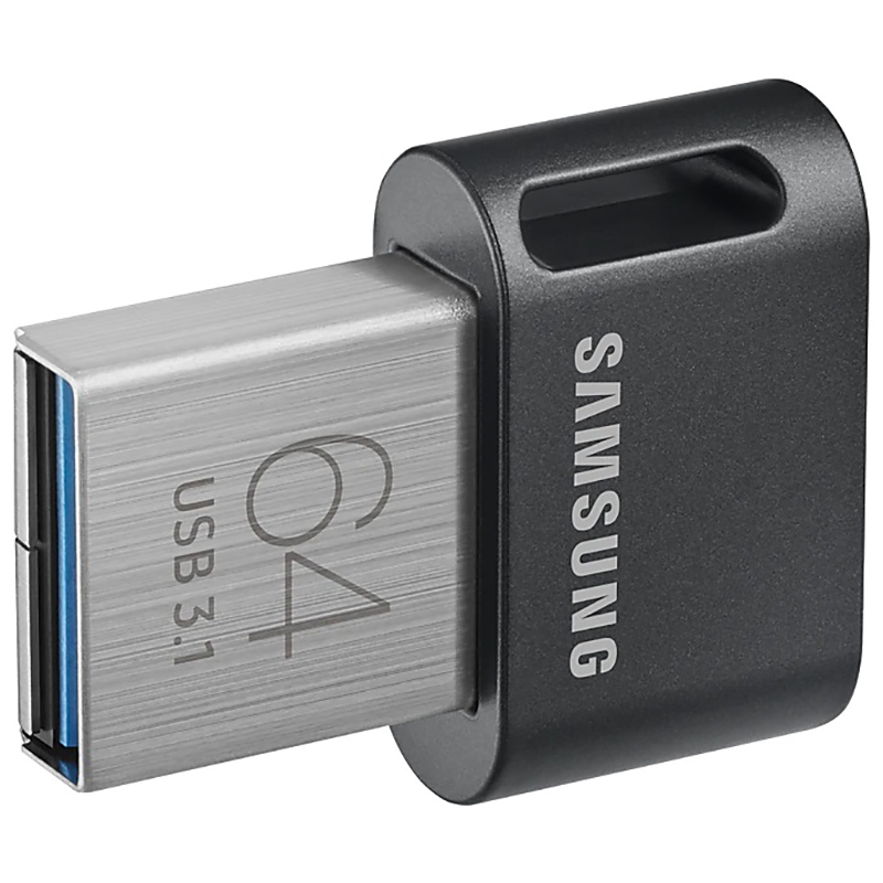 Samsung 64GB Fit Plus USB3.0 Flash Drive - Gunmetal