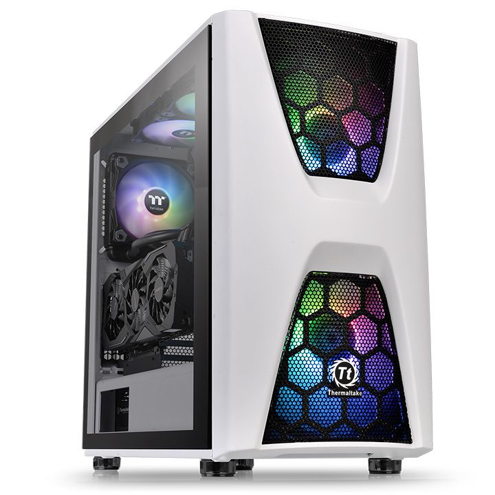 Thermaltake Commander C34 ARGB Tempered Glass Mid Tower ATX Case - Snow Edition (CA-1N5-00M6WN-00)