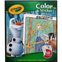 Crayola Frozen 2 Colour and Sticker Book