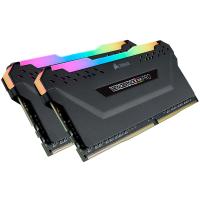 Corsair Vengeance RGB Pro 16GB (2x8GB) 3200Mhz DDR4 RAM - Black (CMW16GX4M2Z3200C16)