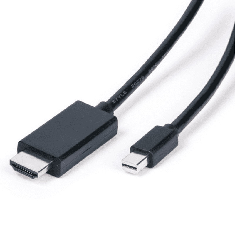 Connect 1m Mini DisplayPort to HDMI Cable with 4K support
