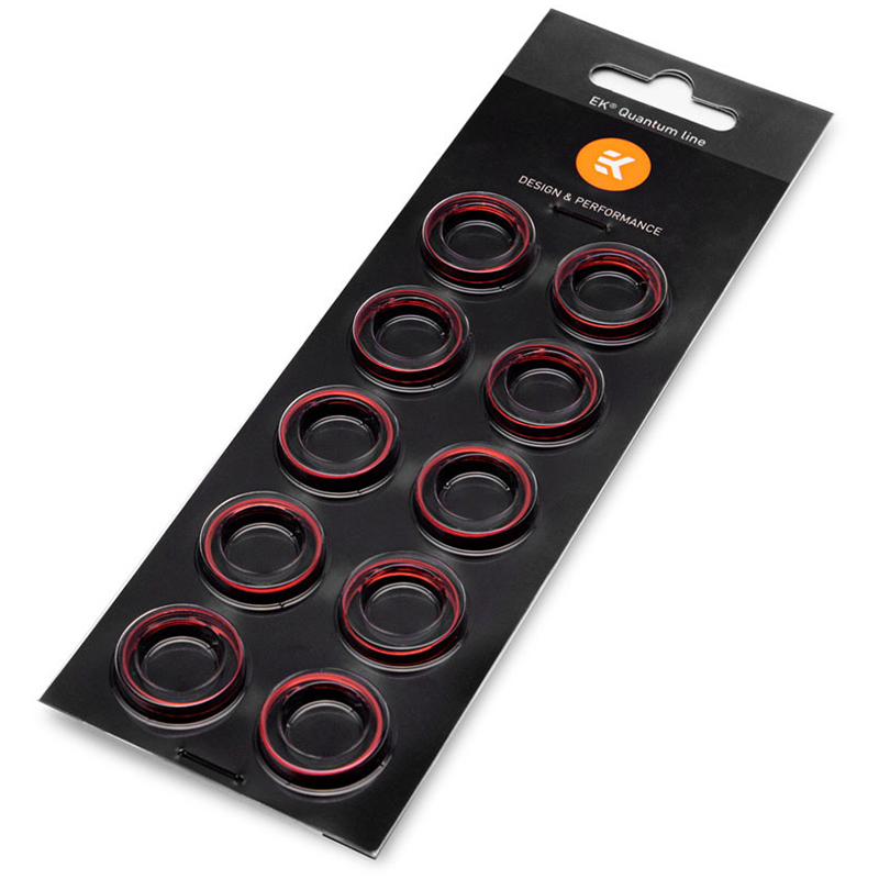 EK Torque HTC-16 Color Rings Pack - Red (10pcs)