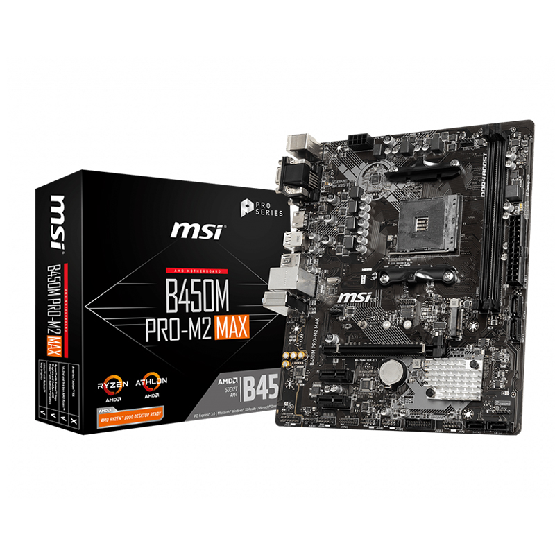 MSI B450M Pro M2 Max mATX AM4 Motherboard (B450M PRO-M2 MAX)