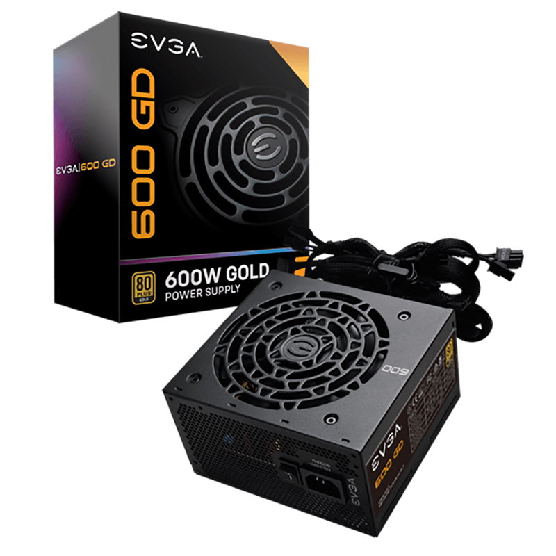 EVGA 600w GD 80+ Gold Power Supply (21E-GD-600W)
