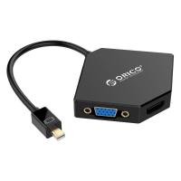 Orico Mini Display port to HDMI, DVI and VGA Adapter - Black