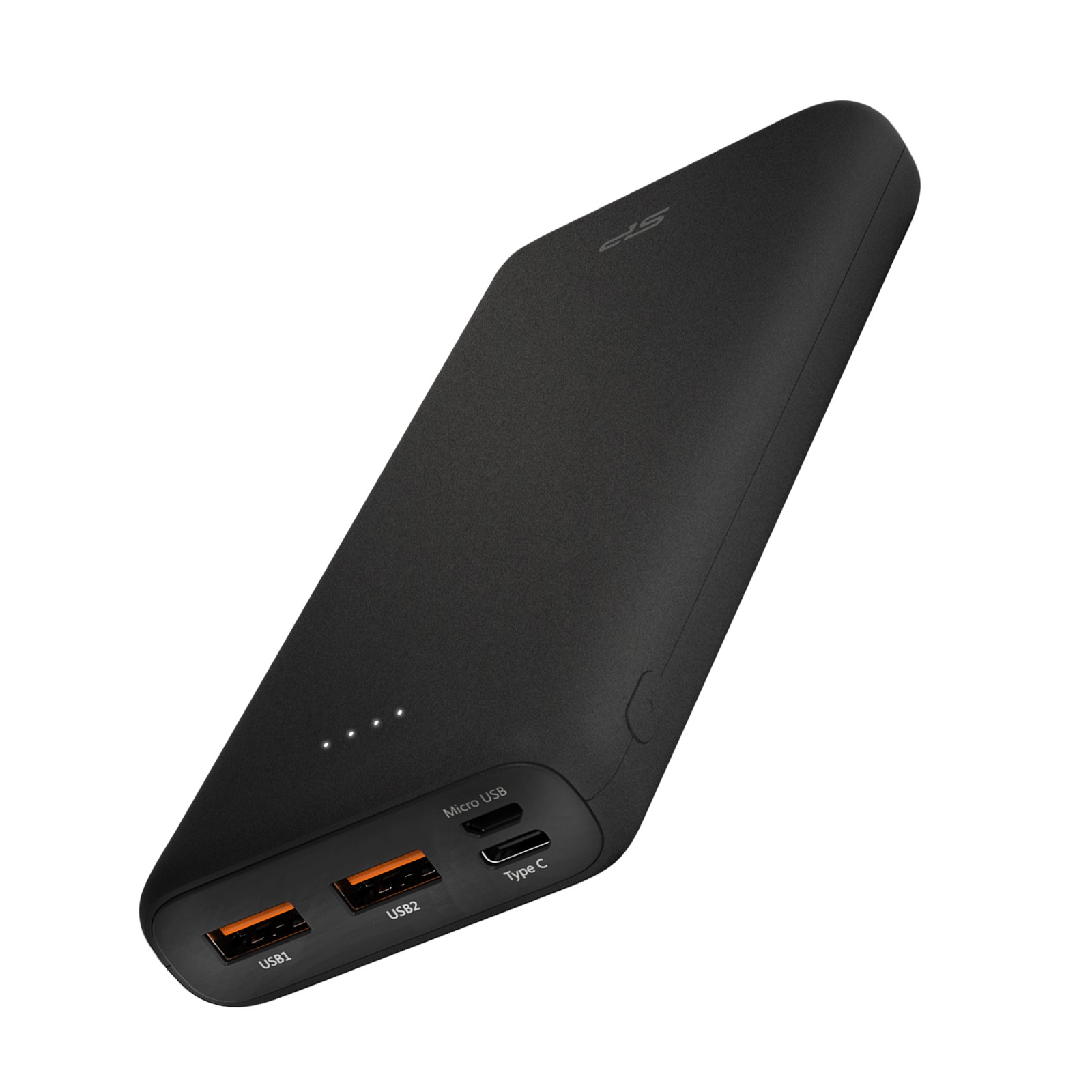 Silicon Power C20QC 20000mAh Quick Charge 3.0 USB C Powerbank Portable Charger, Black