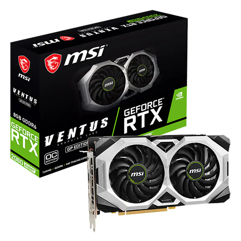 MSI Geforce RTX 2060 Super Ventus GP 8G OC Graphics Card (RTX 2060 SUPER VENTUS GP OC)
