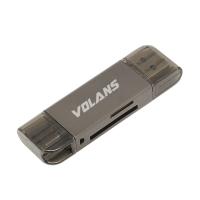 Volans VL-CR05 USB3.0 Type A and C SD/Micro SD Card Reader