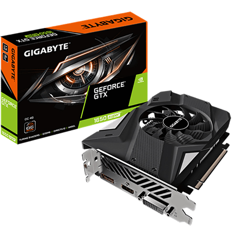 Gigabyte GeForce GTX 1650 Super OC 4G Graphics Card (GV-N165SOC-4GD)