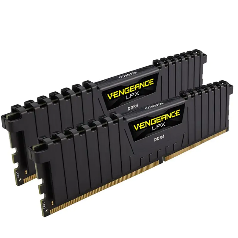 Corsair 64GB (2x32GB)CMK64GX4M2E3200C16 Vengeance LPX 3200MHz DDR4 RAM - Black