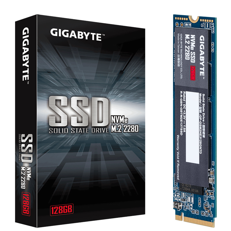 Gigabyte 128GB PCIe 3.0 M.2 2280 NVMe SSD (GP-GSM2NE3128GNTD)