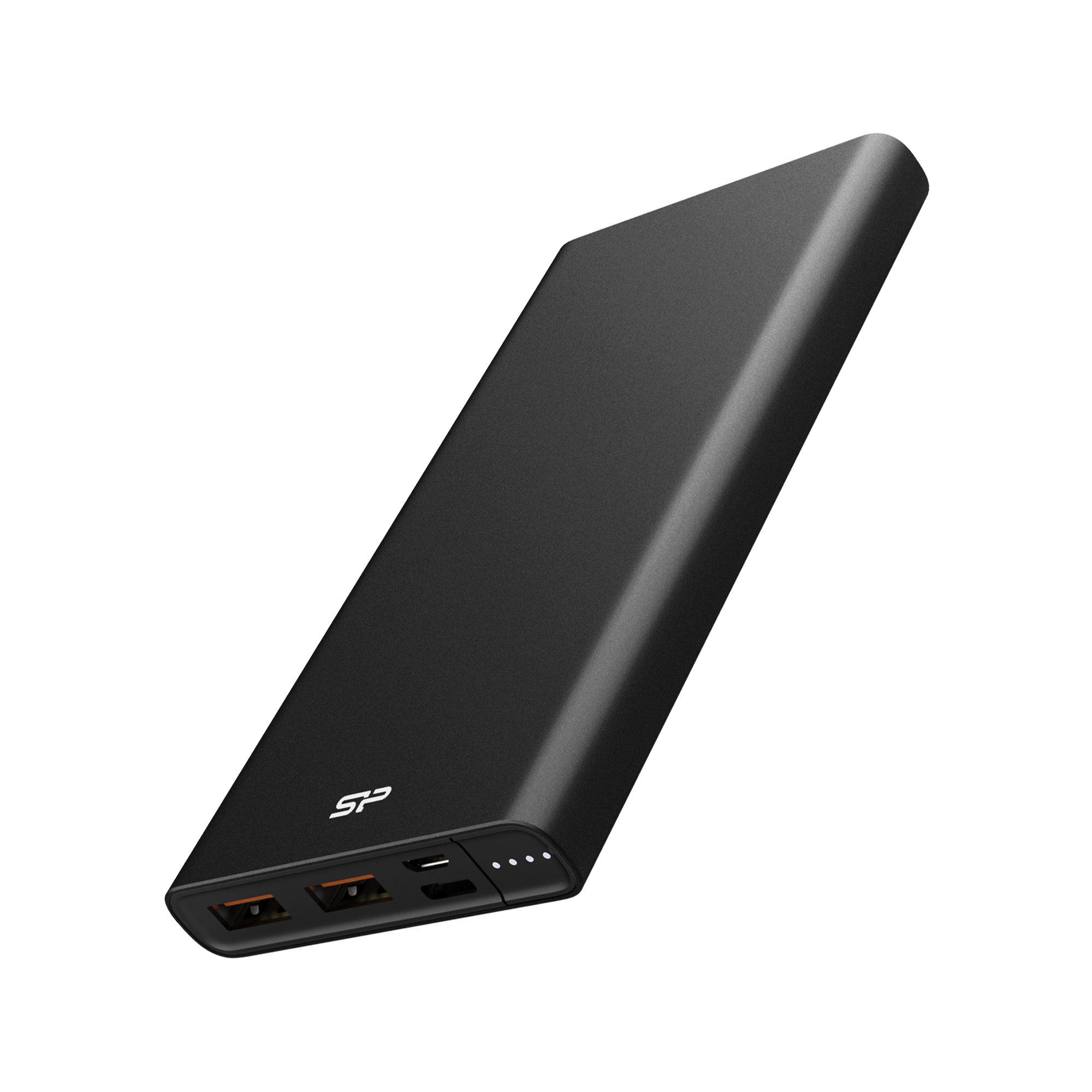Silicon Power QP60 10000mAh 18W PD & Quick Charge 3.0 Power Bank Portable Charger - Black